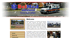 Desktop Screenshot of belmedambulance.com